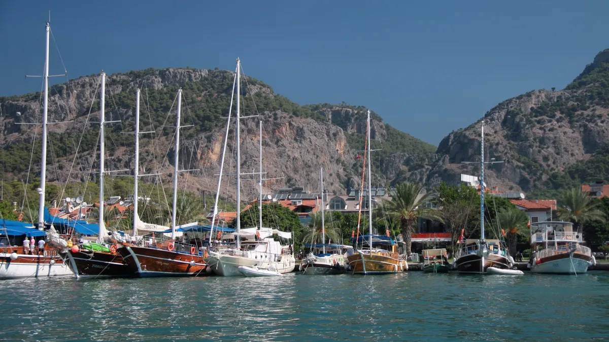 Göcek harbour near Dalaman